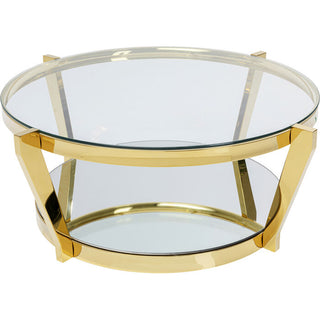 Coffee Table Monocolo Gold Ø90cm KARE MIAMI