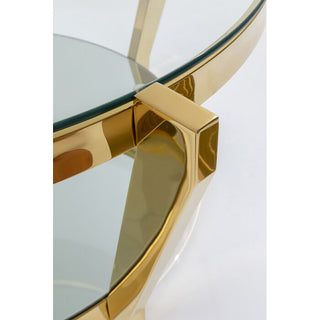 Coffee Table Monocolo Gold Ø90cm KARE MIAMI