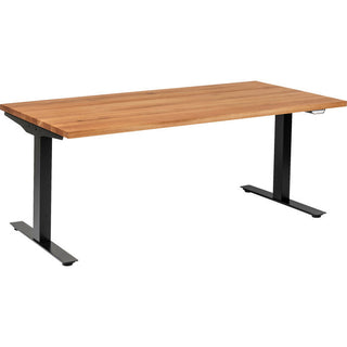 Desk Office Jackie Oak Black 200x100 - DEKOR