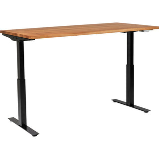 Desk Office Jackie Oak Black 200x100 - DEKOR