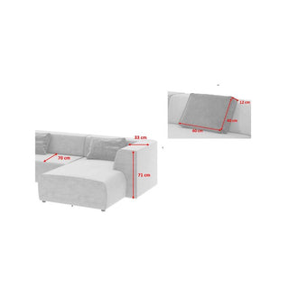 Corner Sofa Infinity Boston Grey KARE MIAMI