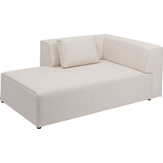 Infinity Ottomane Elements Cream Left 182cm - DEKOR