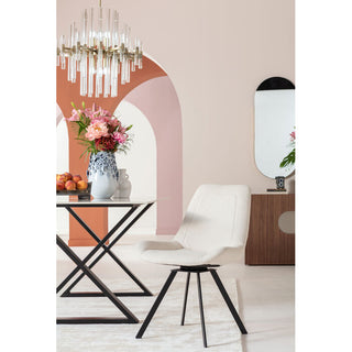 Swivel Chair Baron Cream KARE MIAMI