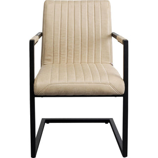 Cantilever Armchair Thamos Beige KARE MIAMI