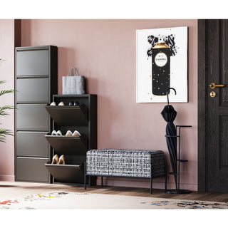 Shoe Container Caruso 3 Black (MO) - DEKOR