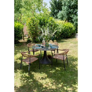 Table Grande Possibilita Black Outdoor 110cm - DEKOR