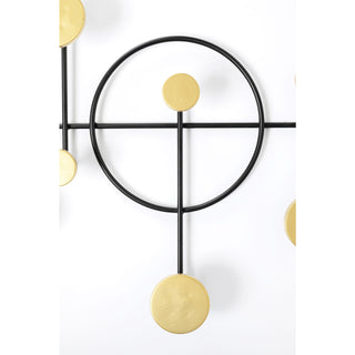 Coat Rack Art Circles 79cm - DEKOR