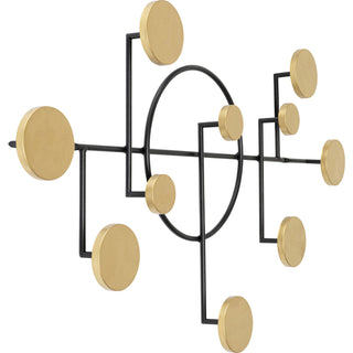 Coat Rack Art Circles 79cm - DEKOR