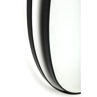 Wall Mirror Bonita Black Ø80cm - DEKOR