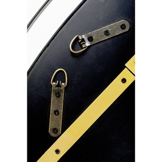 Wall Mirror Bonita Black Ø80cm - DEKOR
