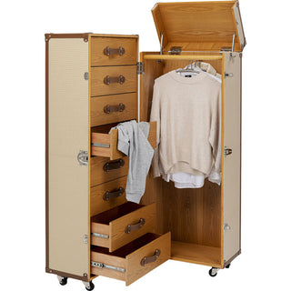 Wardrobe Trunk Venezia Cream - DEKOR