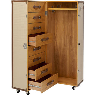 Wardrobe Trunk Venezia Cream - DEKOR