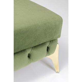 Stool Bellissima Velvet Green 80cm - DEKOR