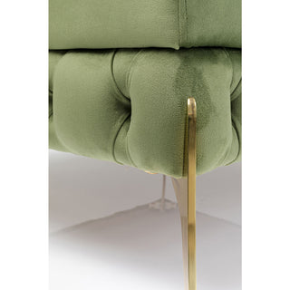 Stool Bellissima Velvet Green 80cm - DEKOR