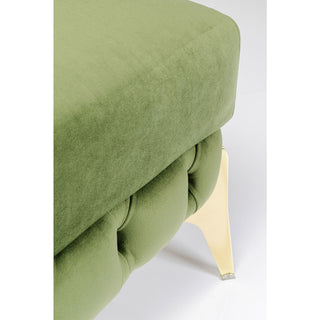 Stool Bellissima Velvet Green 80cm - DEKOR