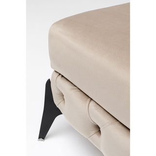 Stool Bellissima Velvet Taupe 80cm - DEKOR