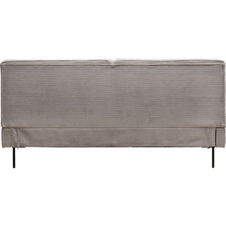 Bed East Side Cord Grey180x200cm - DEKOR