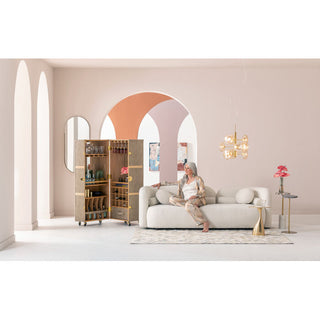 Sofa 3-Seater Kelly Boucle 225cm KARE MIAMI