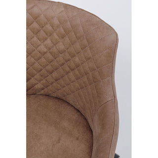 Swivel Chair Coco Brown KARE MIAMI