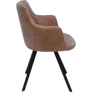 Swivel Chair Coco Brown KARE MIAMI