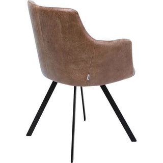 Swivel Chair Coco Brown KARE MIAMI