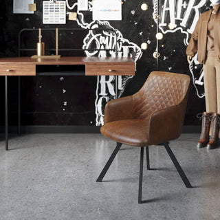 Swivel Chair Coco Brown - DEKOR
