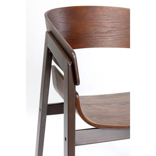Chair with Armrest Biarritz Brown - DEKOR
