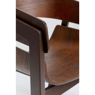 Chair with Armrest Biarritz Brown - DEKOR