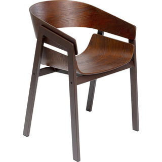 Chair with Armrest Biarritz Brown - DEKOR