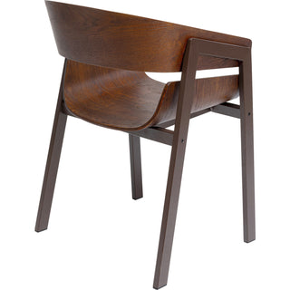 Chair with Armrest Biarritz Brown - DEKOR