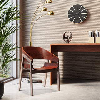Chair with Armrest Biarritz Brown - DEKOR