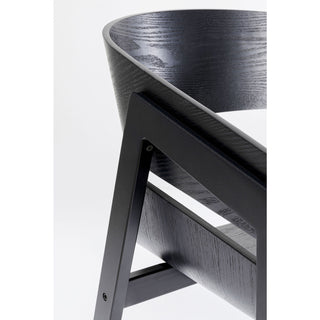 Chair with Armrest Biarritz Black - DEKOR