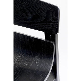 Chair with Armrest Biarritz Black - DEKOR