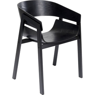 Chair with Armrest Biarritz Black - DEKOR