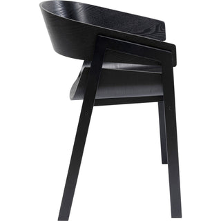 Chair with Armrest Biarritz Black - DEKOR