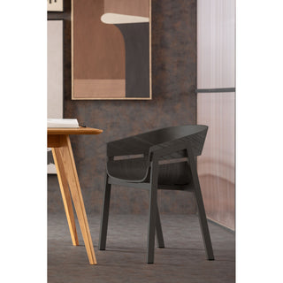 Chair with Armrest Biarritz Black - DEKOR