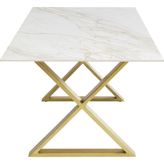 Table Eternity Ceramic Cross Brass - DEKOR