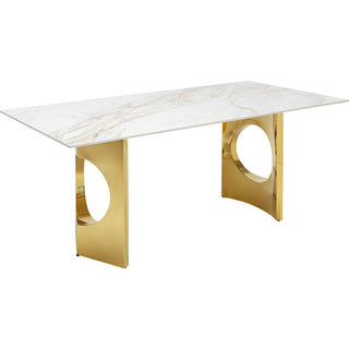 Table Eternity Oho Gold 180x90cm - DEKOR