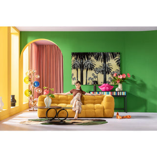Sofa 3-Seater Salamanca Yellow 240cm - DEKOR