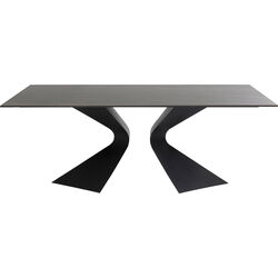 Table Gloria Outdoor Ceramic Black 180x90cm - DEKOR
