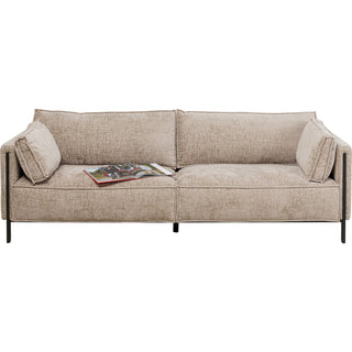 Sofa 3-Seater Victor Grey 233cm - DEKOR