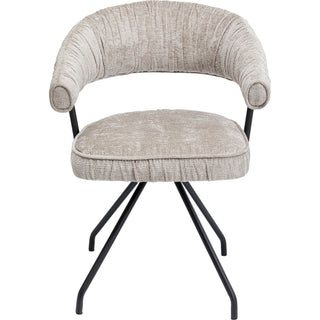 Swivel Chair Arabella Grey - DEKOR