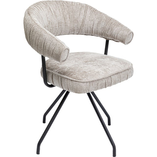 Swivel Chair Arabella Grey - DEKOR