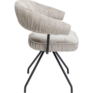 Swivel Chair Arabella Grey - DEKOR