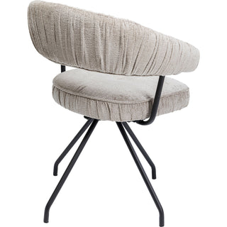 Swivel Chair Arabella Grey - DEKOR