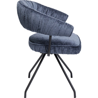 Swivel Chair Arabella Blue - DEKOR