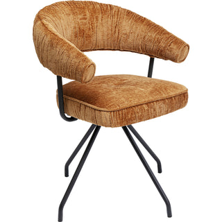 Swivel Chair Arabella Brown - DEKOR