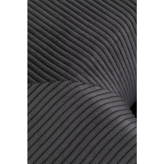 Corner Sofa Infinity Ottomane Cord Grey Left - DEKOR