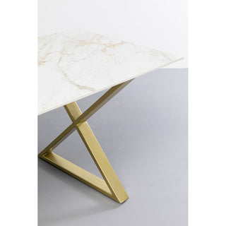 Table Eternity Cross Brass160x80cm - DEKOR