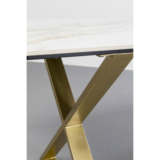 Table Eternity Cross Brass160x80cm - DEKOR